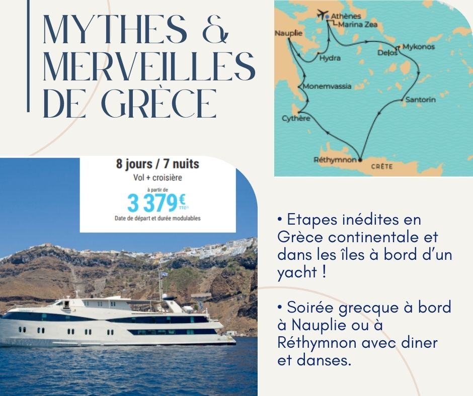 Croisière en yacht en Grèce