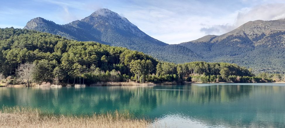Le lac Doxa aux alentours du mont Cyllène en Grèce