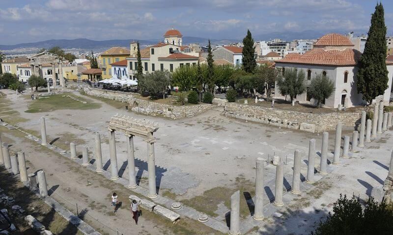 L'agora romaine à Athènes, site archéologique à visiter