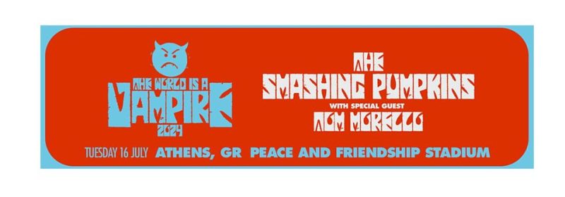 Smashing Pumpkins en concert à Athènes, 16 Juillet 2024