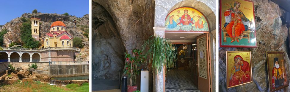 Église Zoodochos Pigi à Kefalari et sa grotte