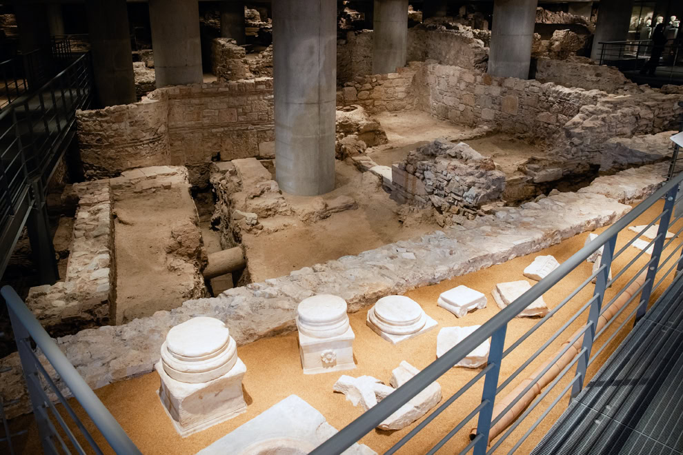 Musée Acropole Musée des fouilles Athènes