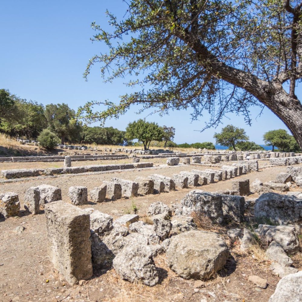 Portique du sanctuaire de Samothrace