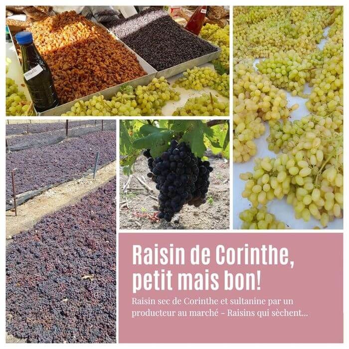 Raisins de Corinthe - Production agricole en Grèce