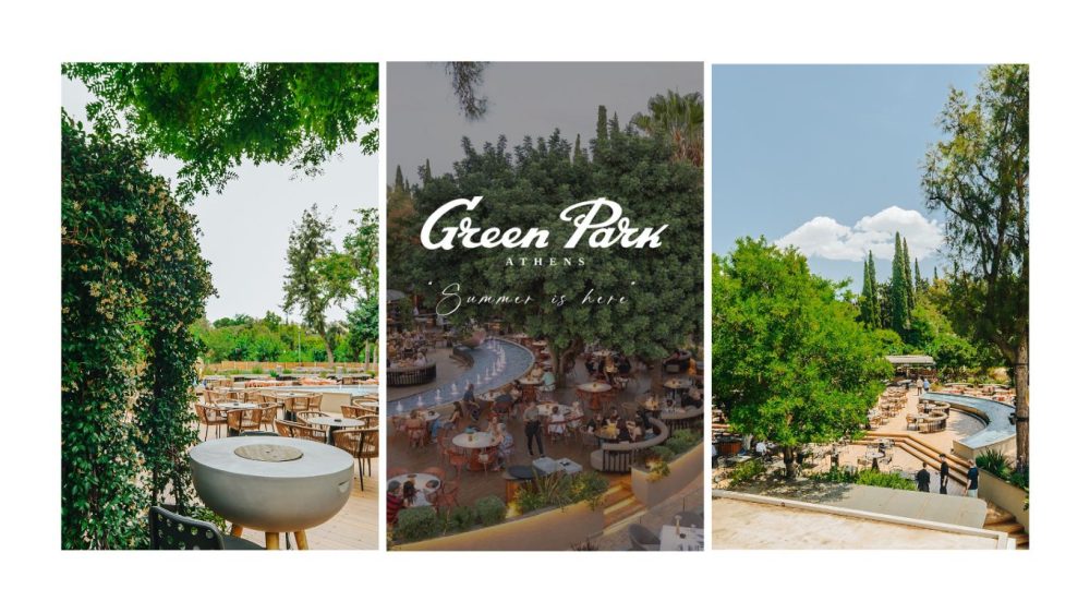 Café Green park au par Pedio tou Areos à Athènes