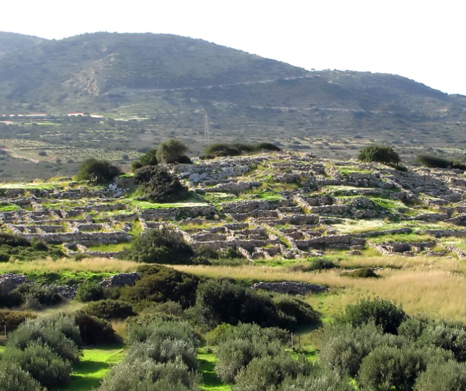 Site archéologique de Gournia en Crète