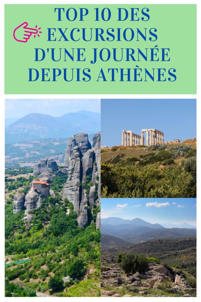 Excursions depuis Athènes : Sounion, Delphes, Mycènes, les Météores...